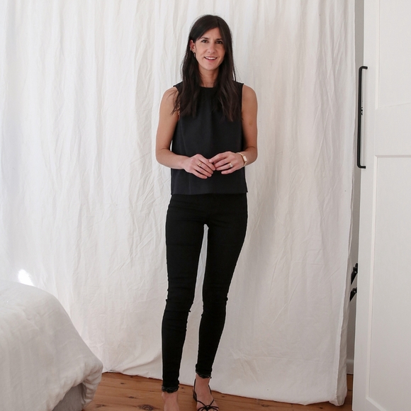ISO Everlane Tie Back Sleeveless Top XS or Small - Picture 5 of 6
